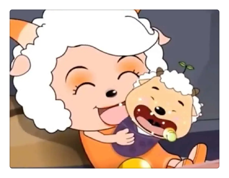 当时她肚子里还怀着慢羊羊,不过这个神经大条的妈妈竟然在肚子里怀有