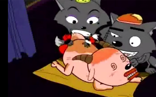 灰太狼真的吃到过羊竟然还是熟的烤全羊