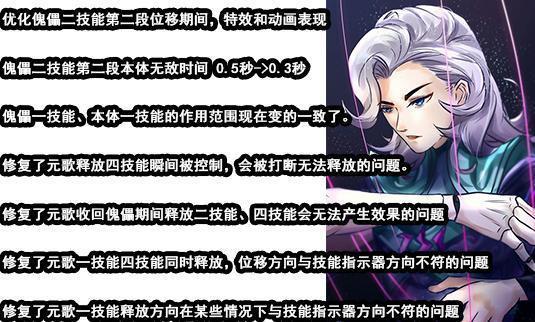 王者荣耀体验服：元歌削弱，蒙恬移除防御位移，小鲁班大招伤害削弱