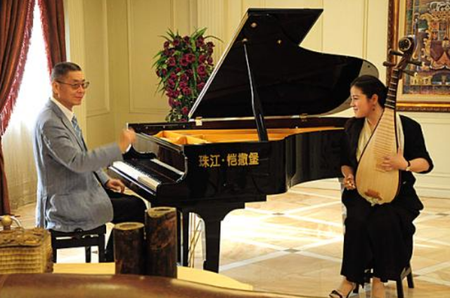 钢琴公主孙颖近照恋大36岁刘诗昆希望男友能活到150岁