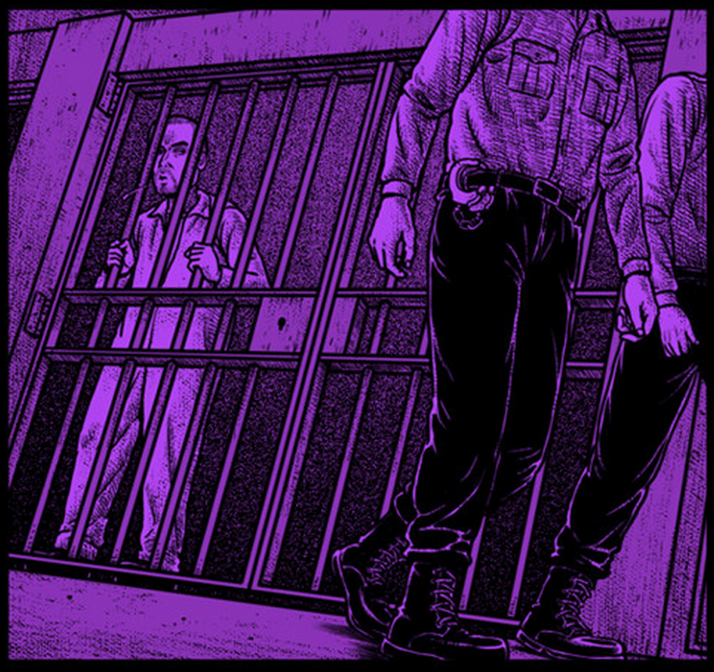 无声漫画:男孩被关进牢笼,还想把室友赶走,没想到室友不是一般人