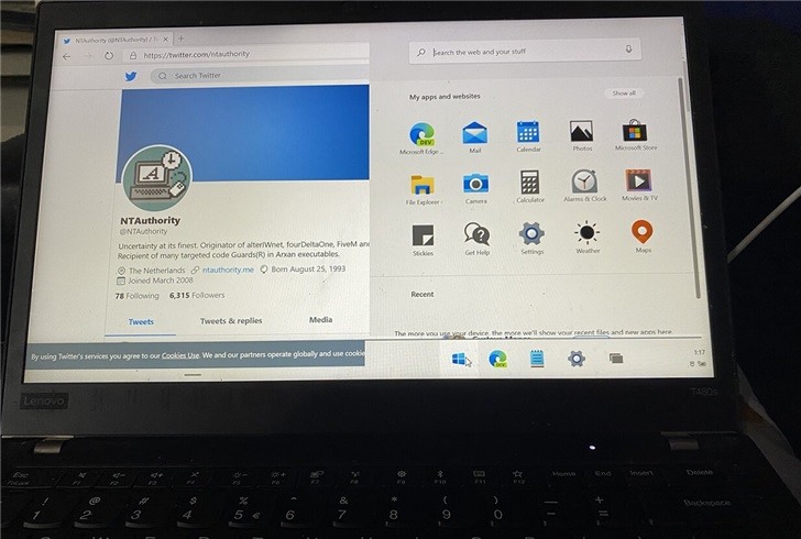 爆料 微软win10x 将首先用于测试单屏笔记本 腾讯新闻