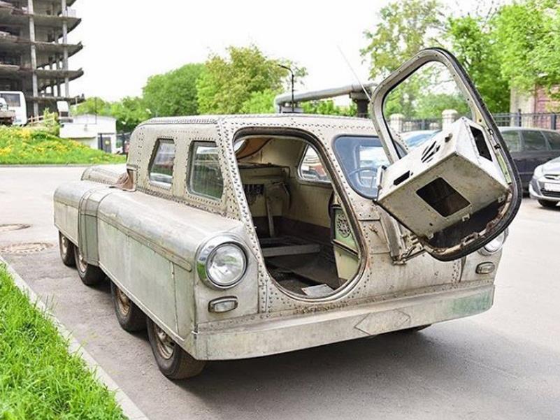 七十年前的苏联全地形轿车,八轮驱动,可装履带,为核爆后的世界准备?