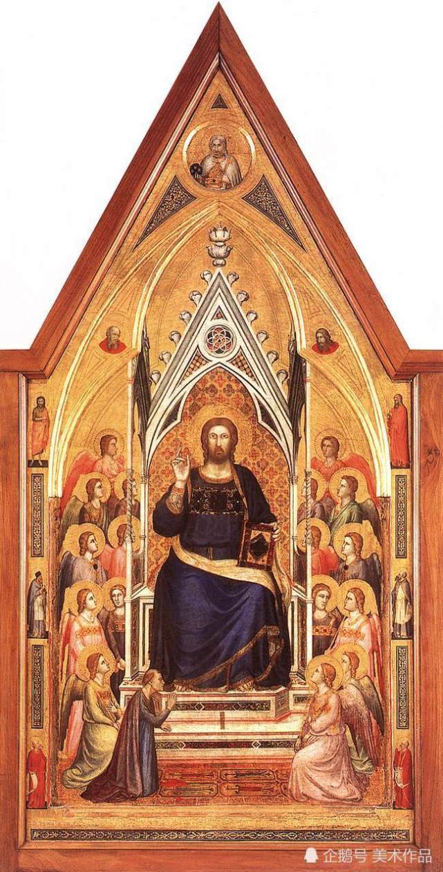 三联画:意大利画家-乔托 三联蛋彩画美术作品欣赏