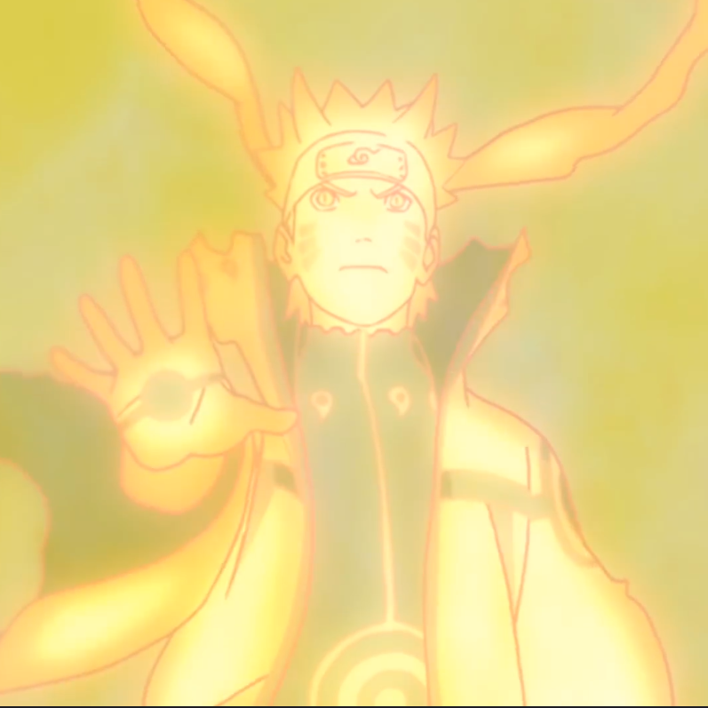 这个形态的鸣人有一尾到九尾的绝大部分查克拉,实力达到了六道级别.