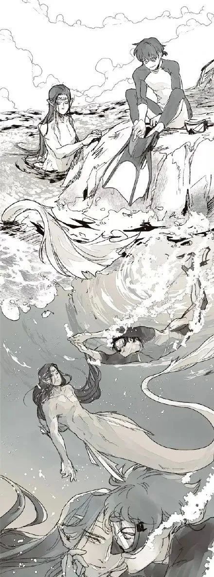 现代人鱼paro人鱼叽人类羡