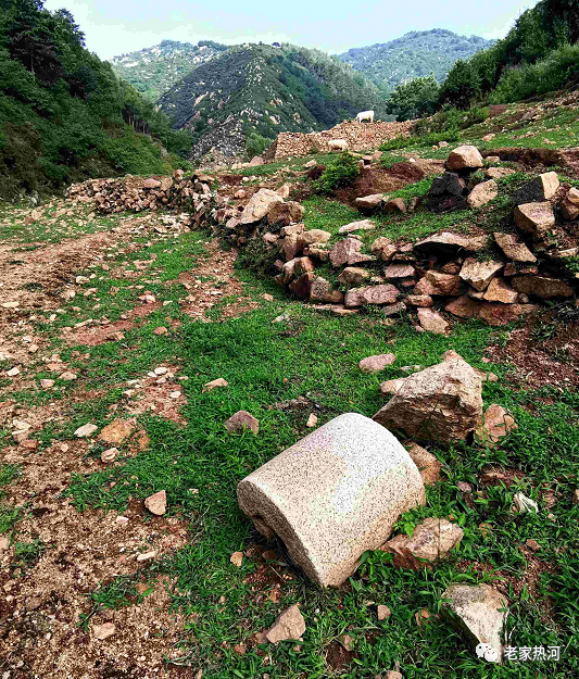 车行约5华里山路已到尽头,弃车步行.