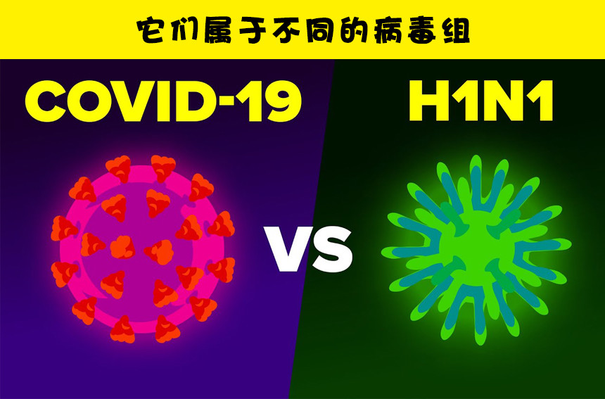 新冠肺炎与h1n1猪流感之间的8大对比