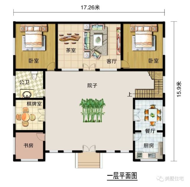 占地200平的中式合院,布局合理聚财,养老生活有庭院才精彩