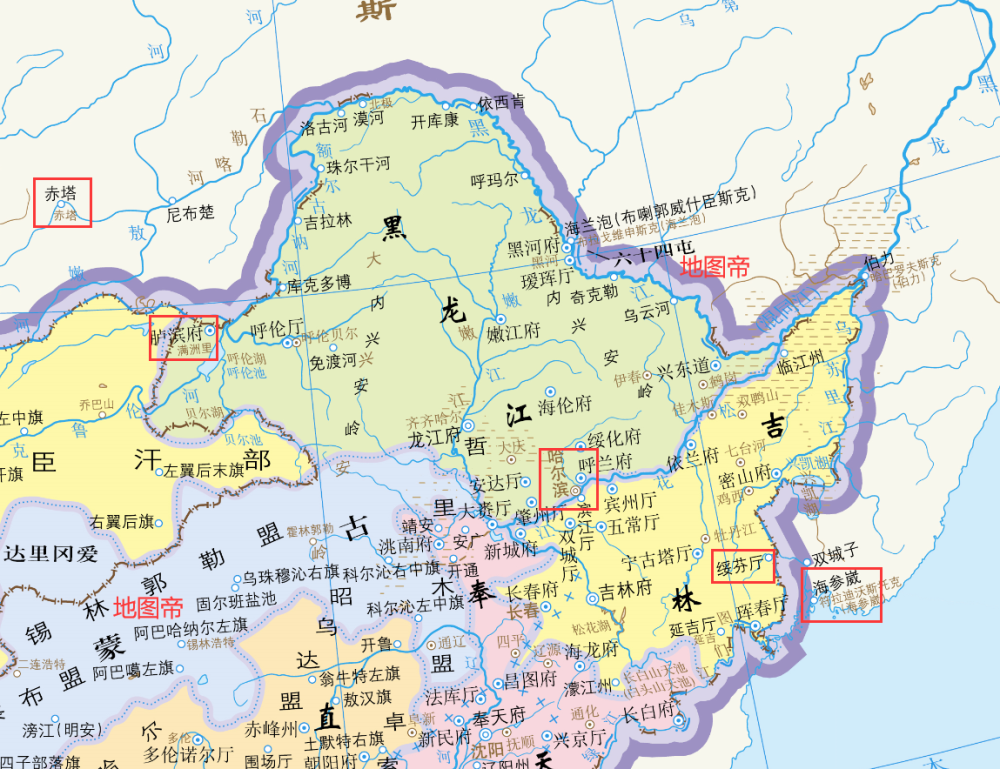内蒙古满洲里地图位置图片