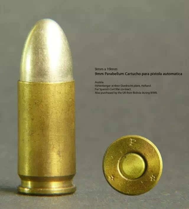 世界上使用最广泛的手枪子弹:帕拉贝鲁姆9mm手枪弹