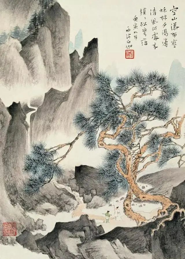 他的山水画,能听到风声