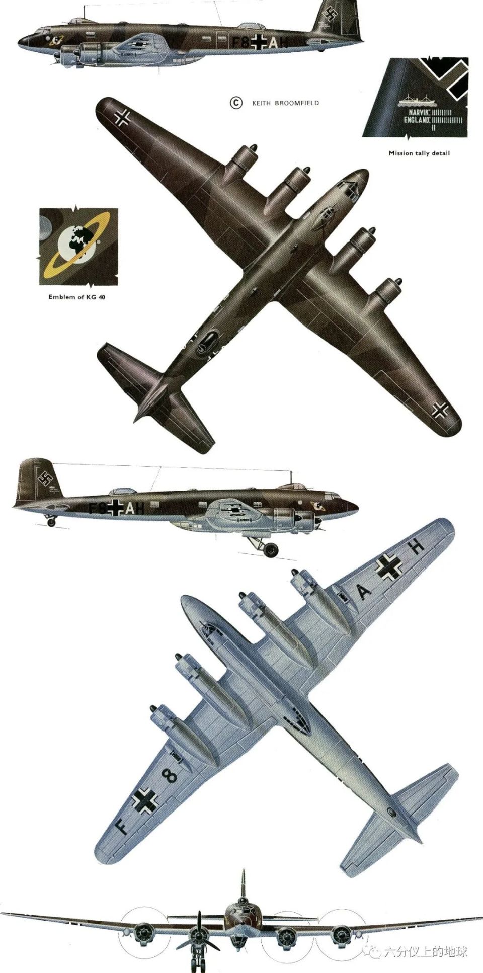 德国福克伍尔夫fw 200 "秃鹫"远程海上侦察攻击机