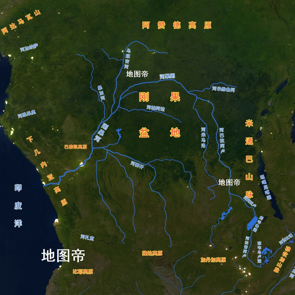 水量比长江大,刚果河流域人口为什么只有一亿?
