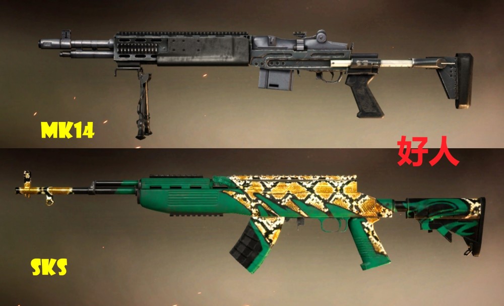 sks很棒,我选mk14