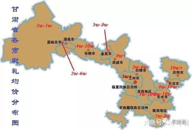 甘肃各地区彩礼排行榜_甘肃省各地彩礼排行榜出炉!灵台为……