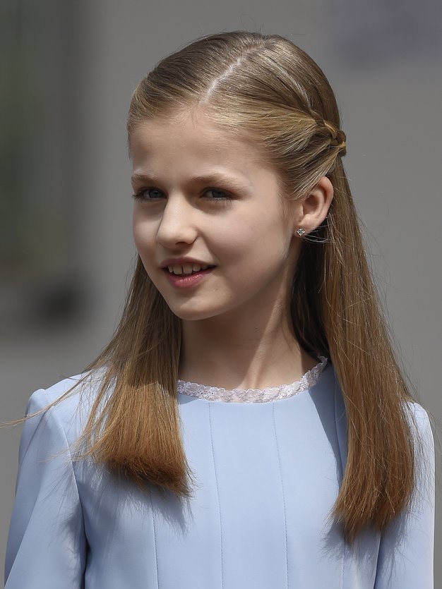 有一种颜值是费利佩六世的女儿,长公主金发碧眼宛如精致洋娃娃