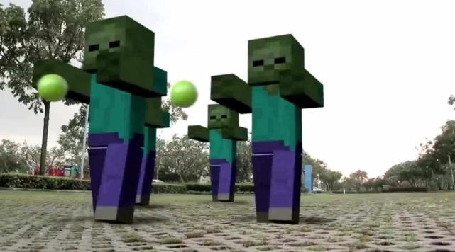 首先是我们最熟悉的僵尸,爬行者,小白,末影龙,小黑还有凋零.