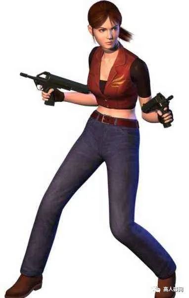 游戏版《生化危机:代号维罗尼卡》(2000)中的"克莱尔"▲ 游戏版