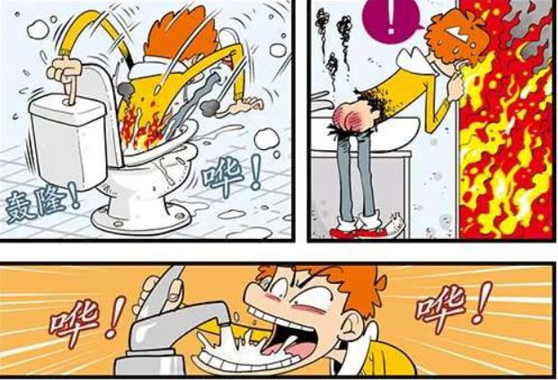 爆笑阿衰阿衰在家烤肉却意外着火火灭了家也毁了