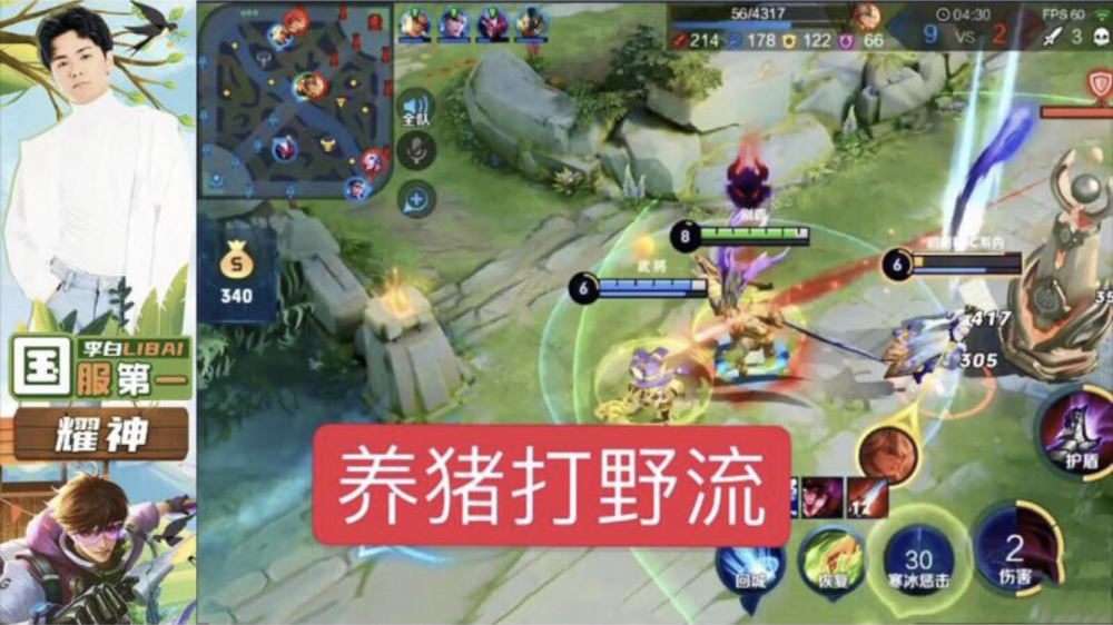 你还在用天魔缭乱打工吗耀神玩养猪打野流雷霆半月斩真的牛