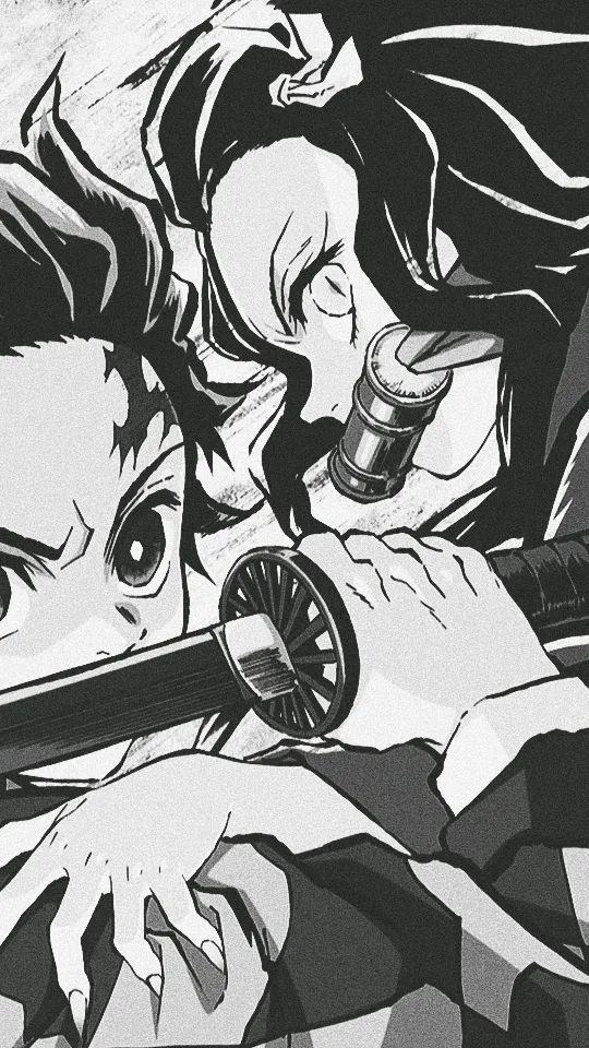 鬼灭之刃黑白人物回忆录