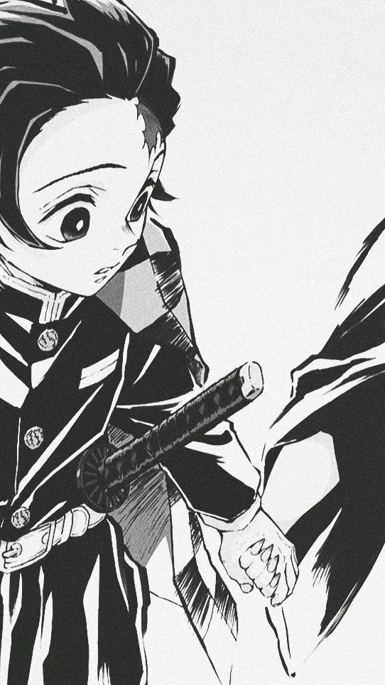 《鬼灭之刃》黑白人物组图