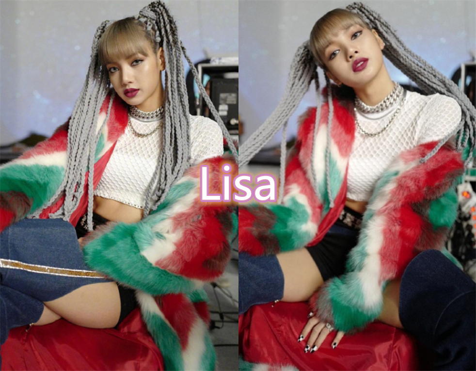 最後圖裡面的是lisa,這個是泰國的一個女生,她在韓國訓練出道,實力