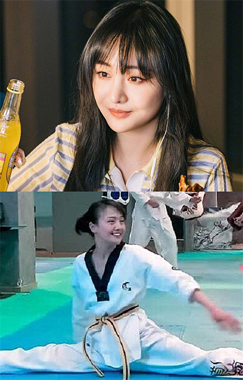 有种等级叫明星一字马,郑爽普通,祝绪丹中等,看到程潇:厉害!