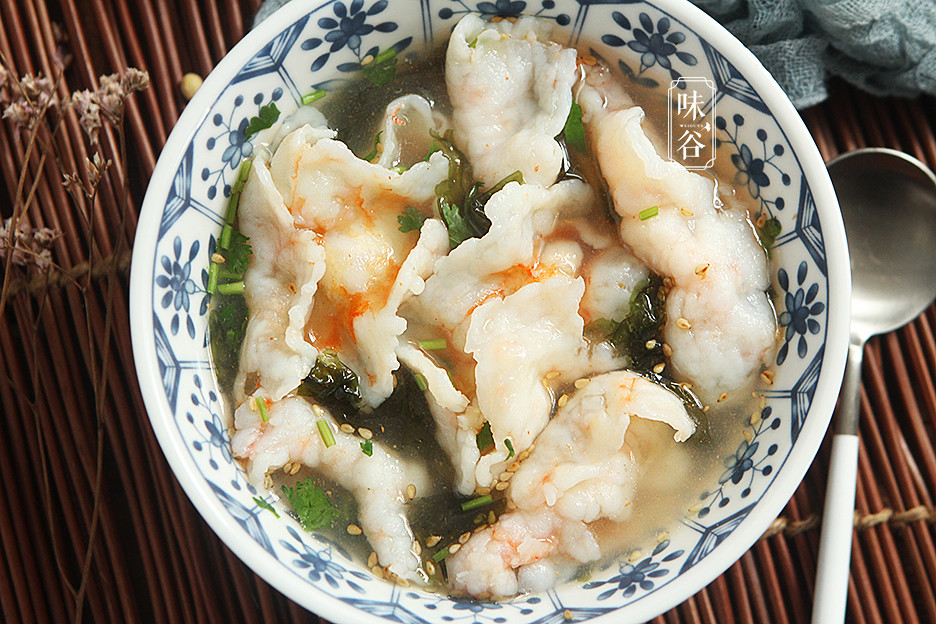 紫菜虾片汤鲜味又营养多加这1步虾肉鲜嫩q弹不懂太亏了