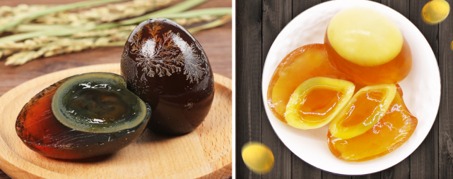 买皮蛋时 该选黄色还是黑色 它们有何区别 看完涨知识 皮蛋瘦肉粥 松花蛋 鸡蛋