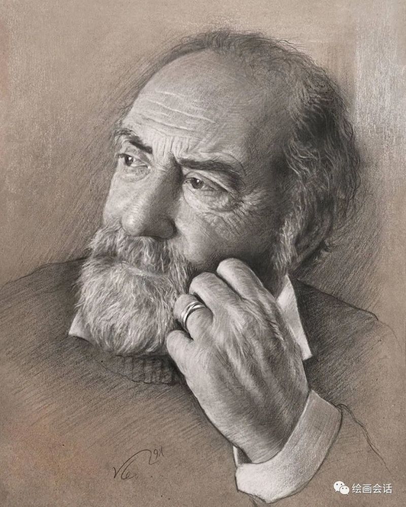 精彩推荐国外素描艺术家细腻的人物作品