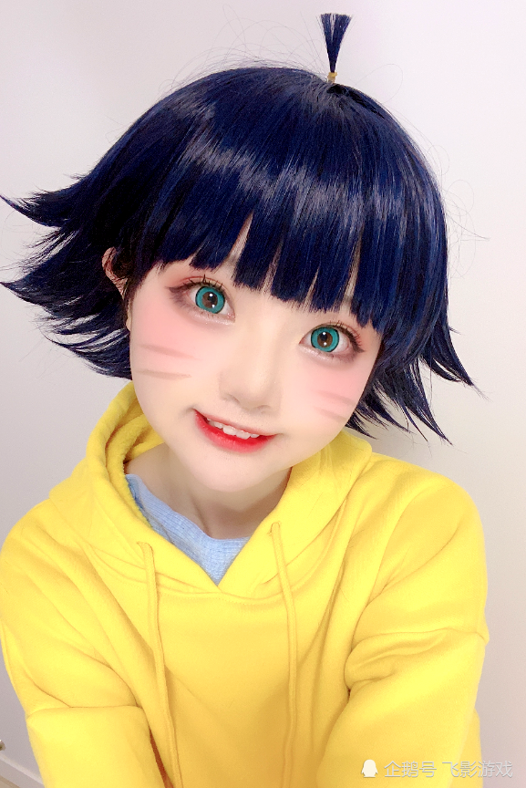 的不太相同,但"小柔"姐姐的每一个动作,却都完美的还原了动漫中的小葵