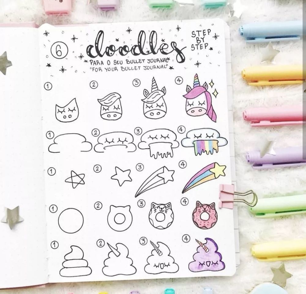 简笔画超多可爱好看简单的手账绘画素材快收藏