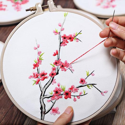 当手绘遇上刺绣,原是这般好颜色!