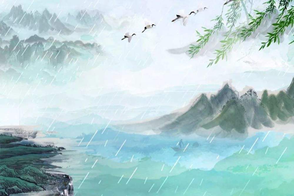 秦观|秦观水平很高的一首诗，只是那么淡淡着笔，美得犹如一幅山水画