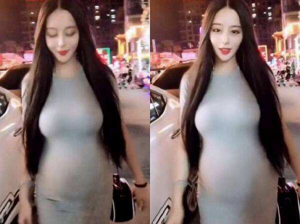 怀孕还能这么精致抖音最美孕妇化浓妆踩高跟两不误