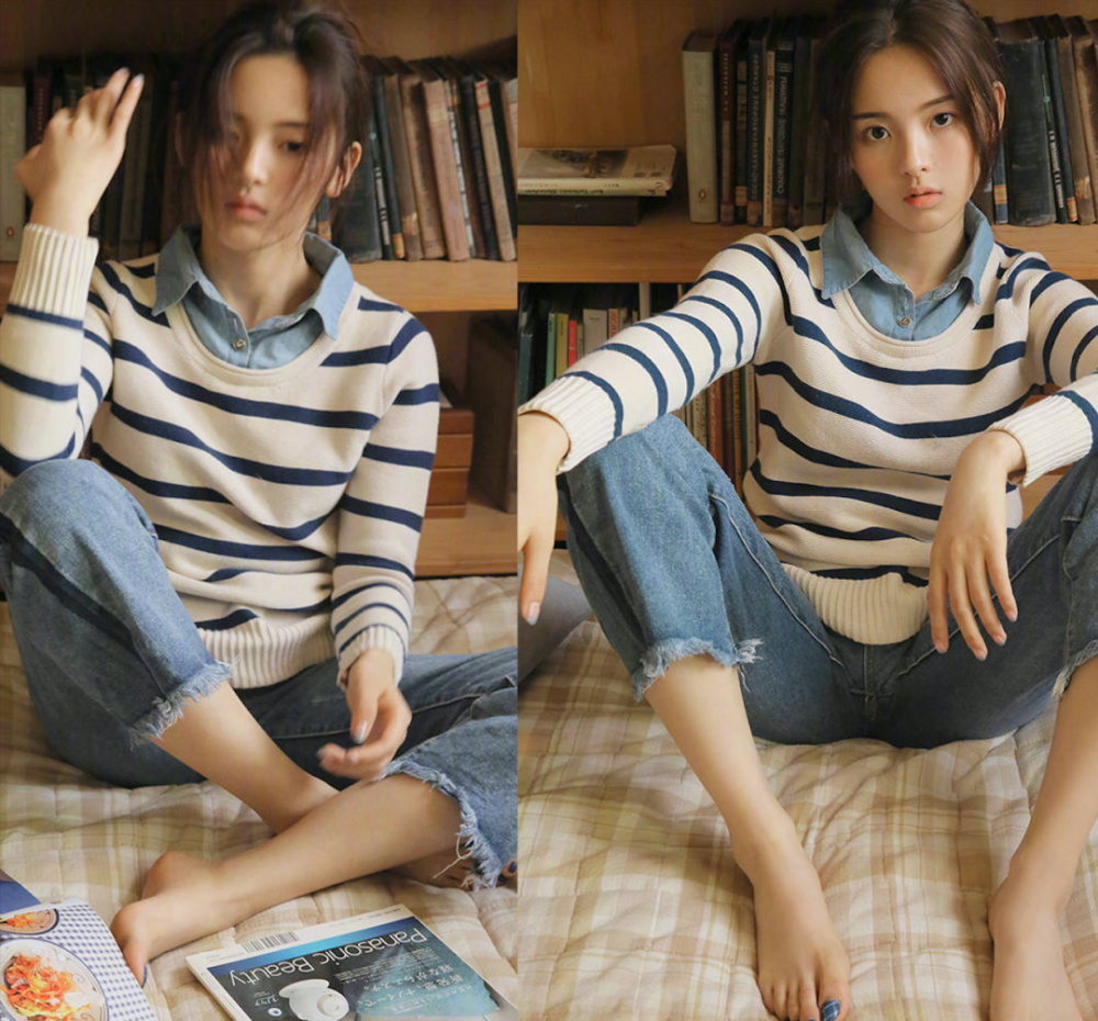 杨超越闻袜子被网友嫌邋遢我不管反正她现在很潮很可爱