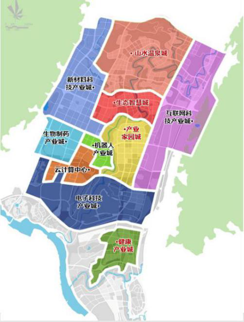 重庆高新区划分图图片