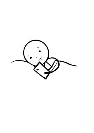 摸黑躺着玩手机正确玩手机的姿势来了