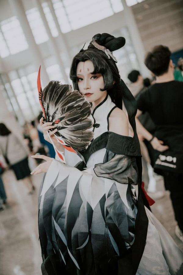 第五人格红蝶cos场照