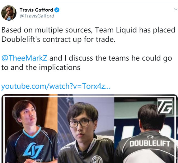 LCS：大师兄状态极差无缘进季后赛，竟被TL放到交易市场
