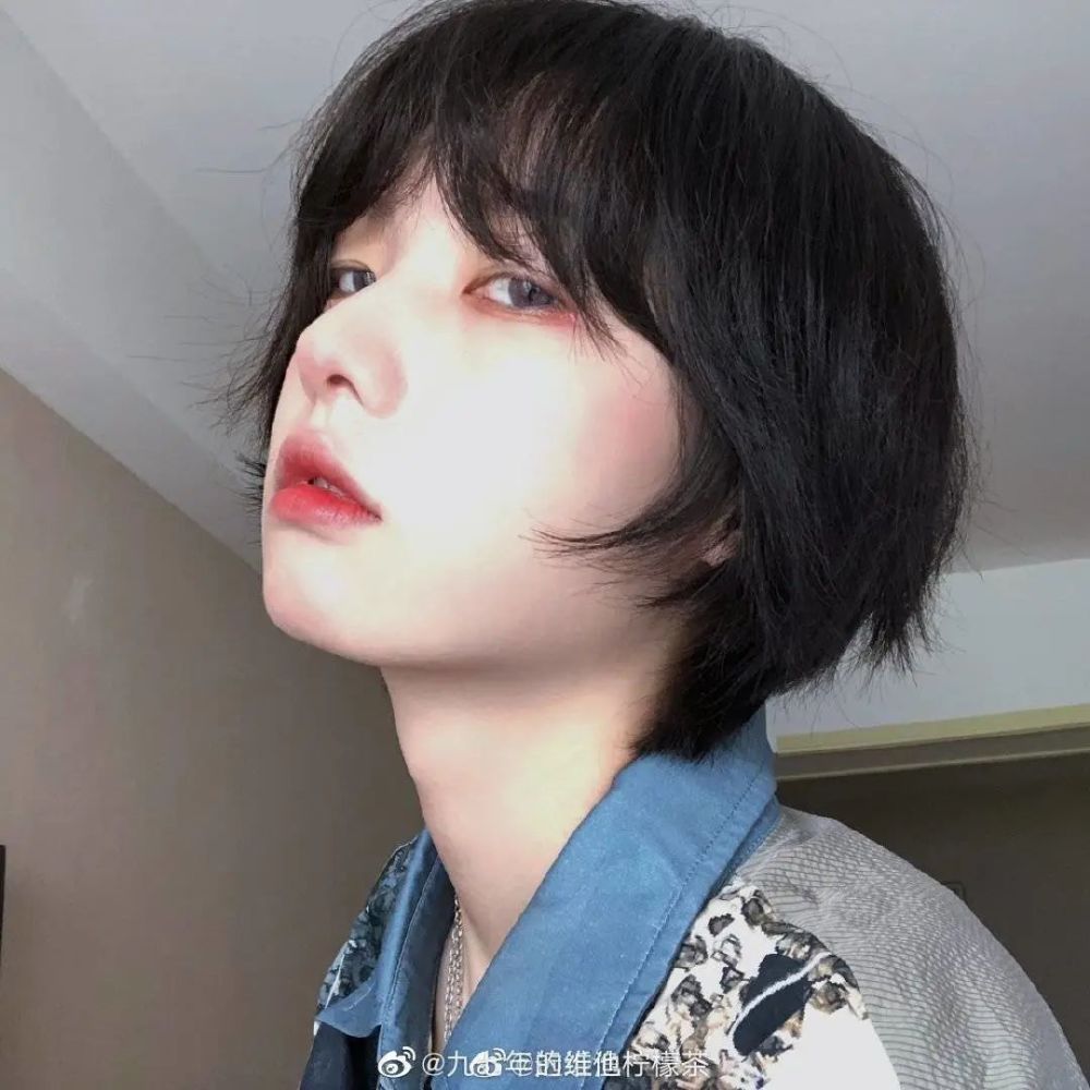 是真的不能再短了哇哇哇集美们真真真是太好看了又a又可爱短发:我又行