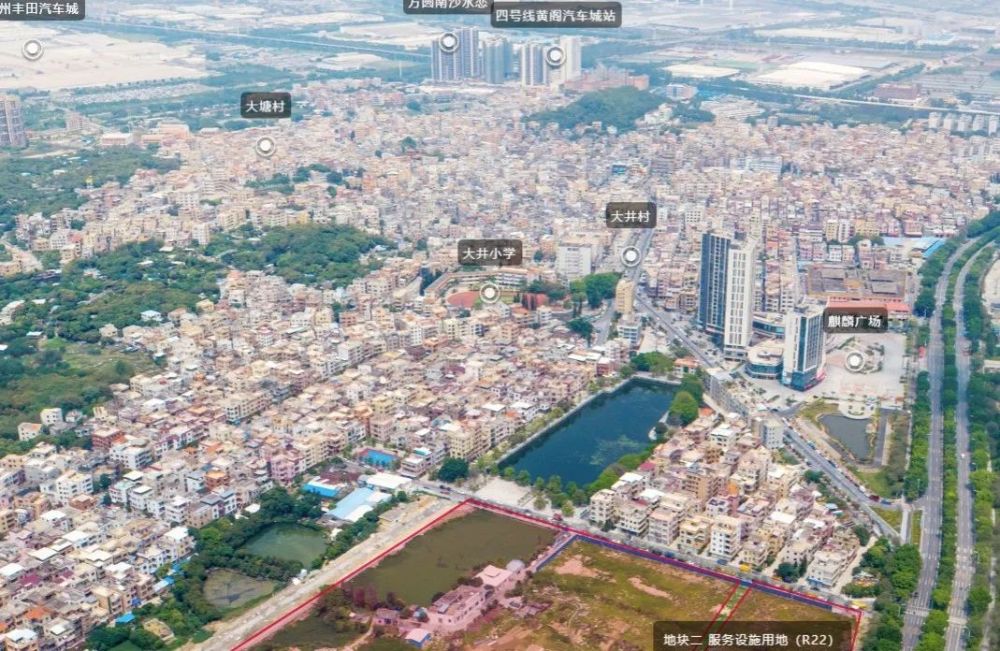 超79亿投资方圆斩获南沙大井村旧改航拍大井村