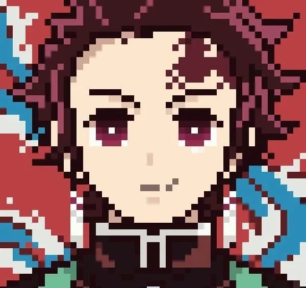 鬼灭之刃像素风格九柱