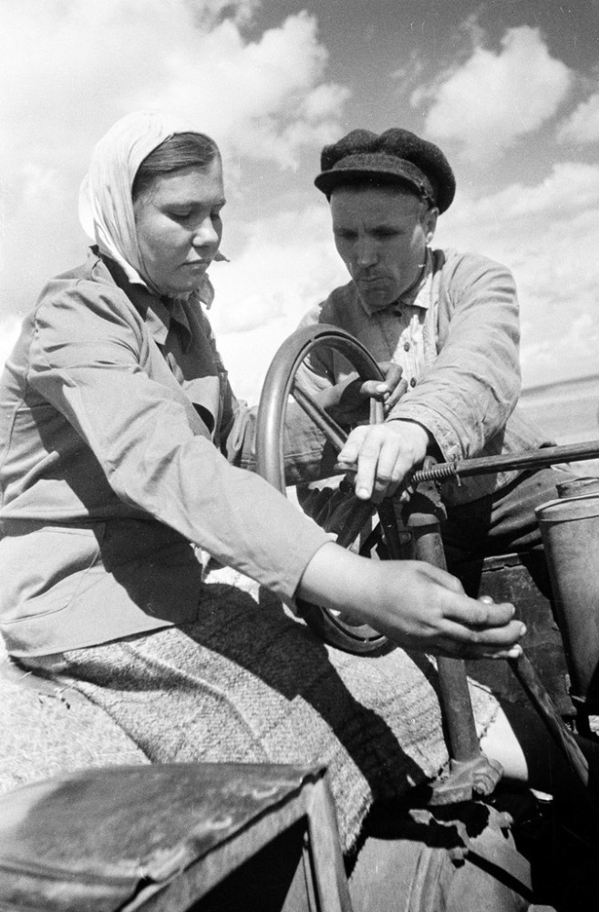 一组前苏联乌克兰乡村女人的珍贵图片