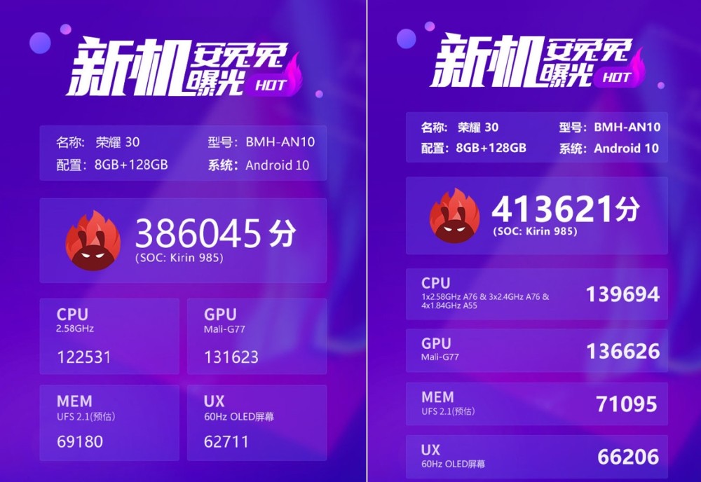 麒麟985跑分更新,超越麒麟980!提升巨大!_腾讯新闻