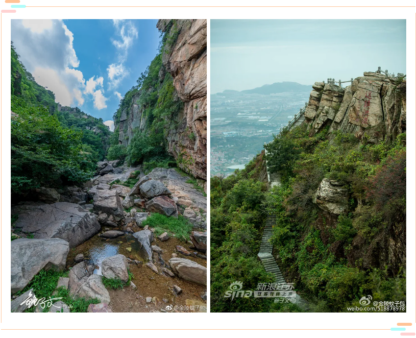 在連雲港花果山風景區,從山下的櫻花大道,到三元宮,到玉女峰,隨處可見