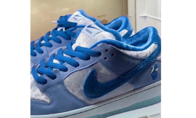 配色更加清爽nikesbdunklow蓝色联名版本浮出水面
