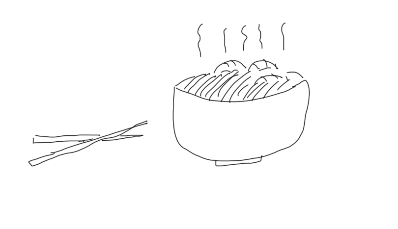 他又去了那个美食街,点了一碗重辣的肠旺面,恶狠狠地吞了下去.